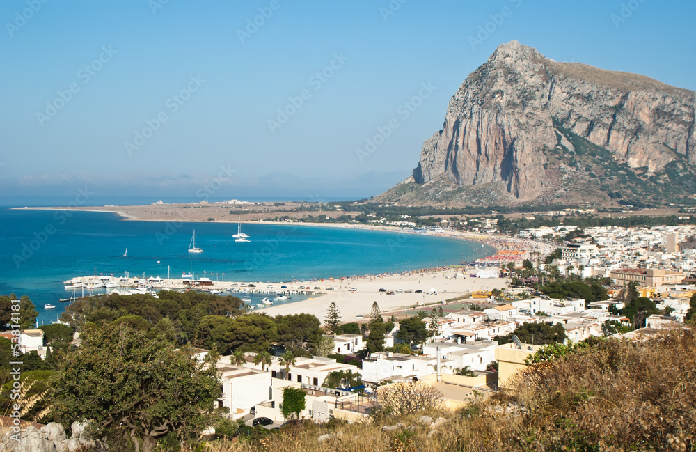 San Vito Lo Capo town in Sicily