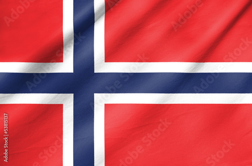 Fabric Flag of Norway