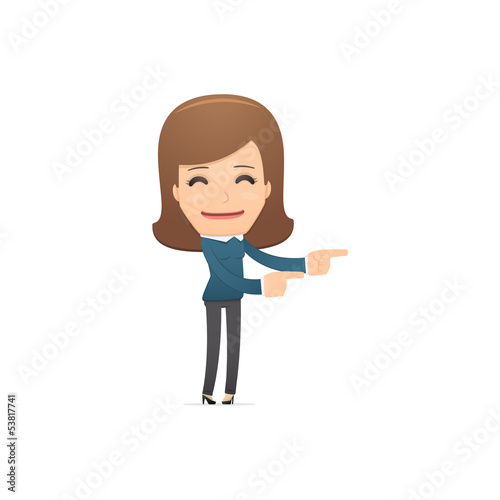 Girl manager, suitable for use in dialogues with other