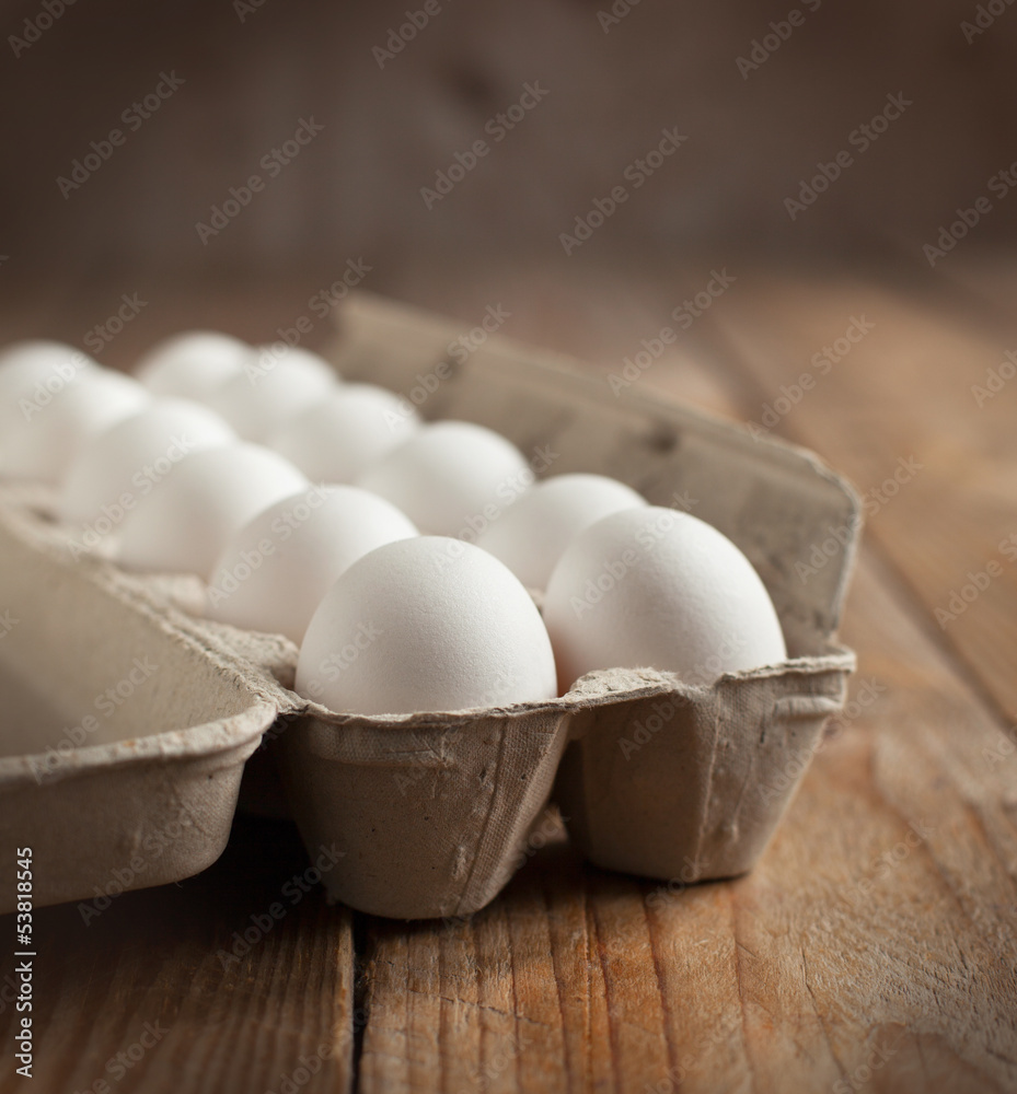 Eggs in the package Eggs in the package