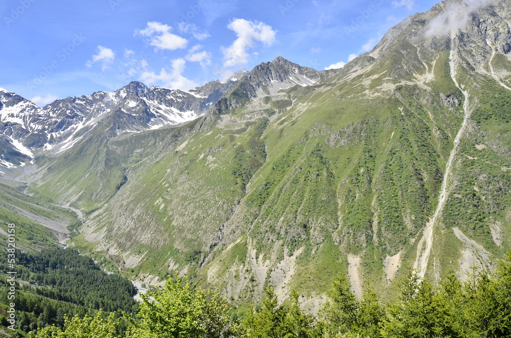 Fototapeta premium Alpen Frankreich Wandern