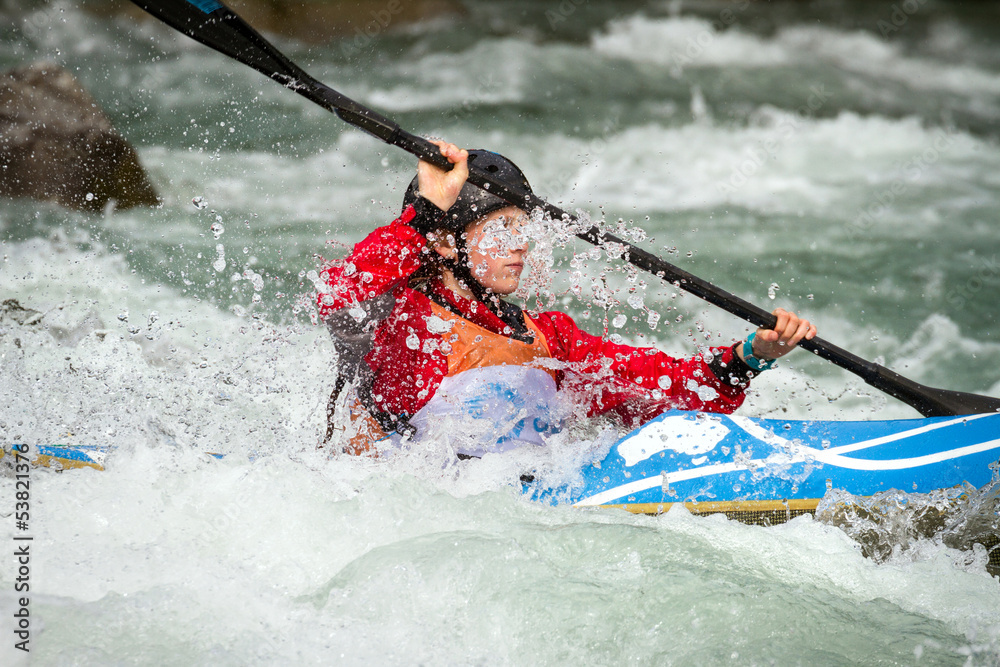 Naklejka premium kayak