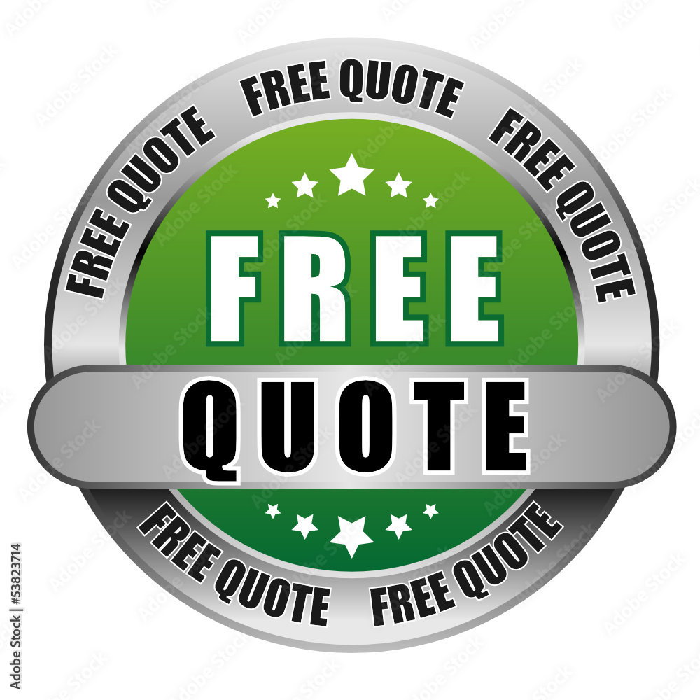 5 Star Button gruen FREE QUOTE DTO DTO