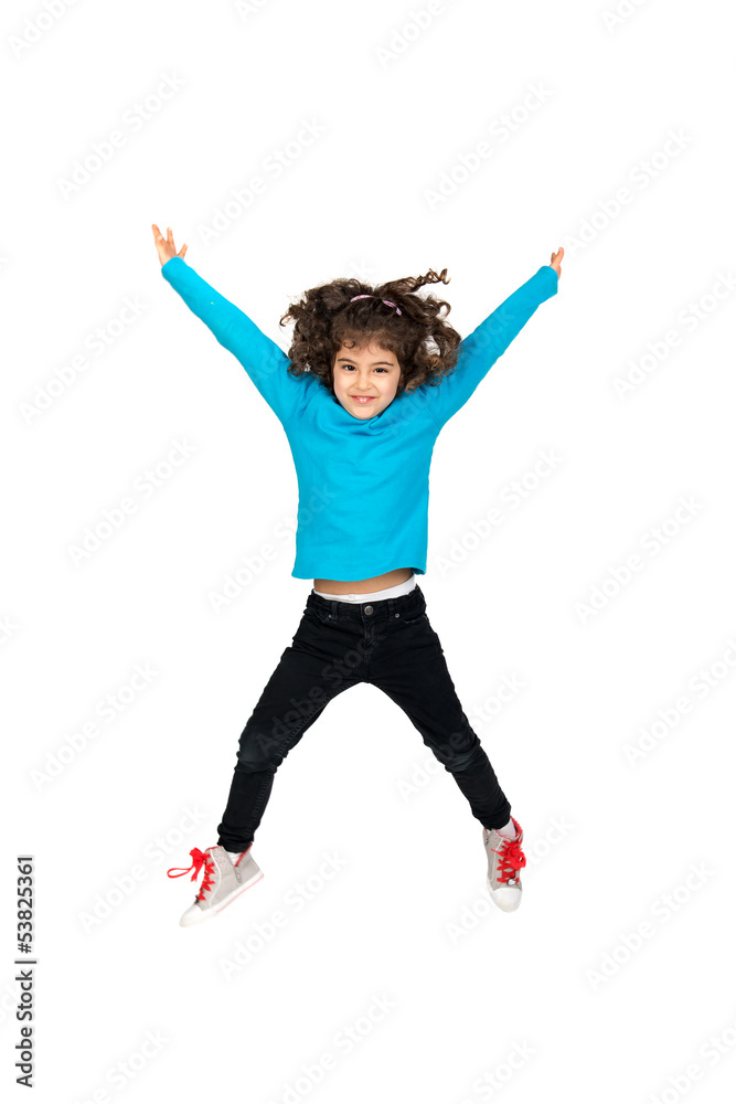 Jumping girl