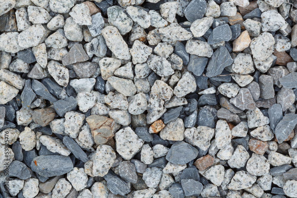 Background and texture of gray granite gravel Background and texture of gray granite gravel