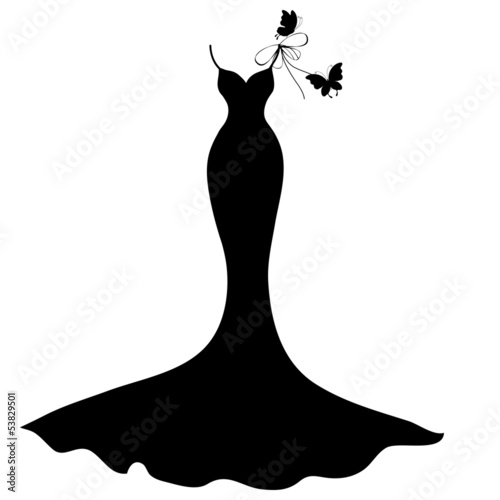 wedding dress vector