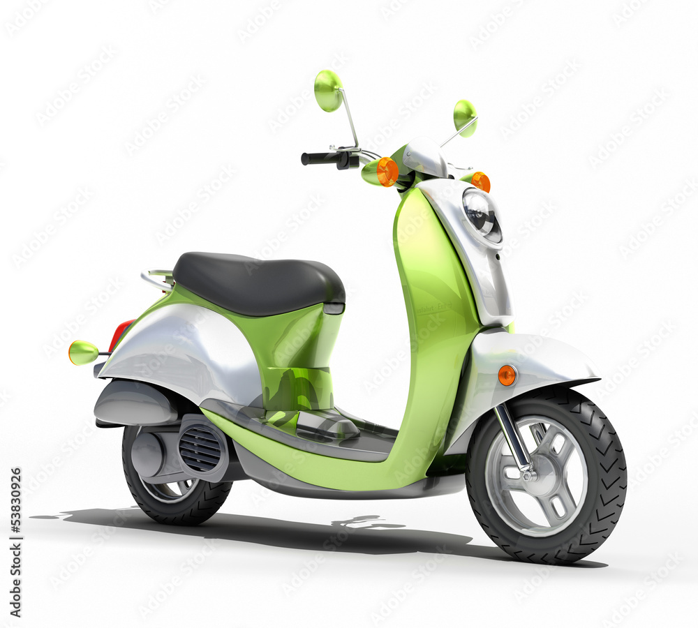 Scooter close up Scooter close up