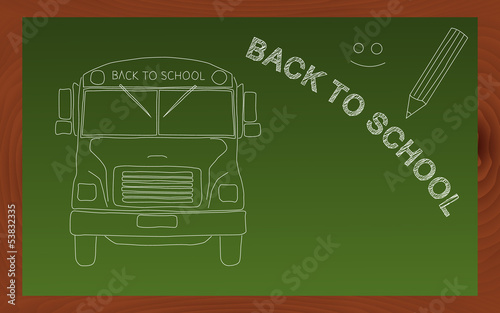 Back to school - school bus