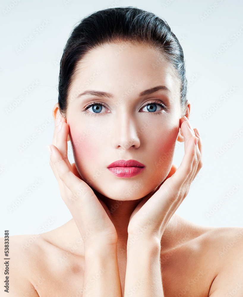 Beautiful Girl face. Perfect skin Beautiful Girl face. Perfect skin