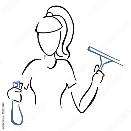 Maid at work