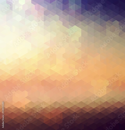 Pattern of geometric shapes, rhombic.