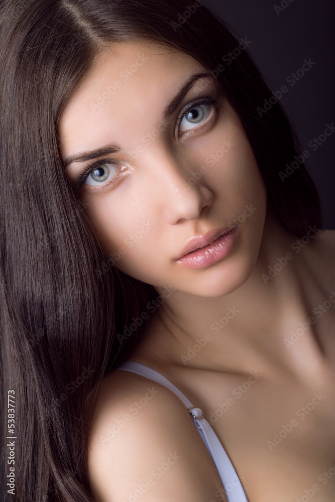 beautiful brunette girl portrait beautiful brunette girl portrait