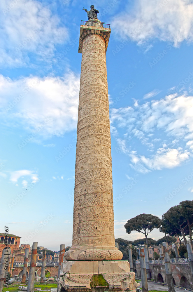 Traian Column in Rome