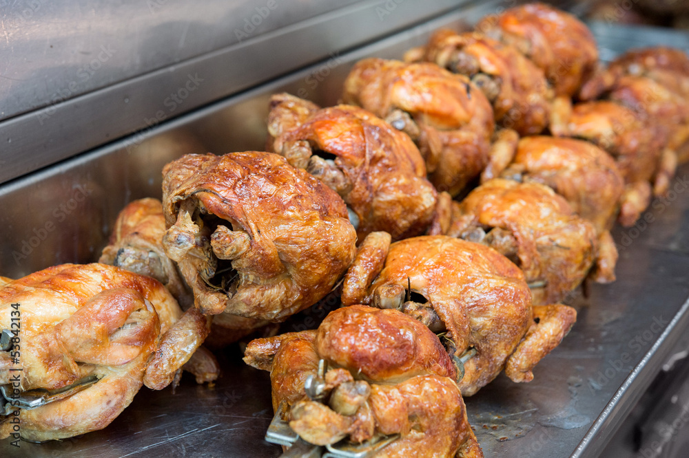 Polli allo spiedo - grilled chicken