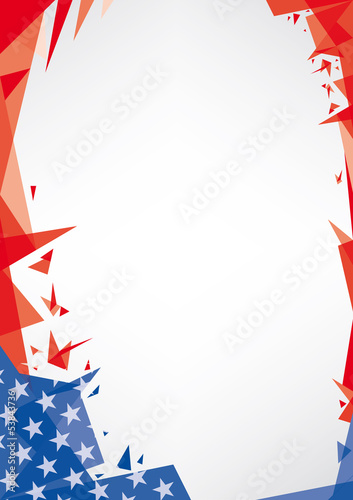 background origami of USA