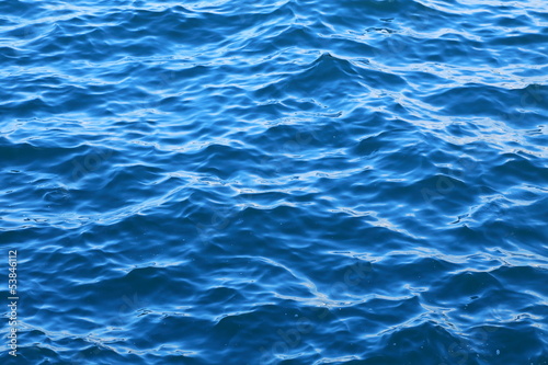 background of rough blue sea