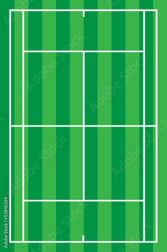 tennis court vector