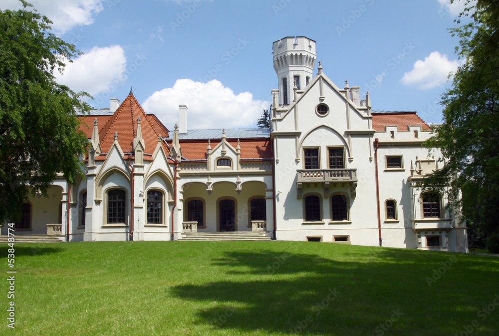 old lordly palace of Sroczynski family in Jaslo