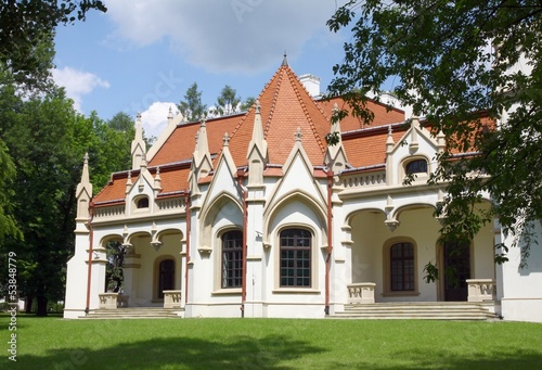 neoclassic styled palace in Jaslo
