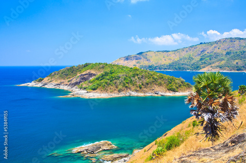 View point at Promthep cape in Phuket island of Thailand