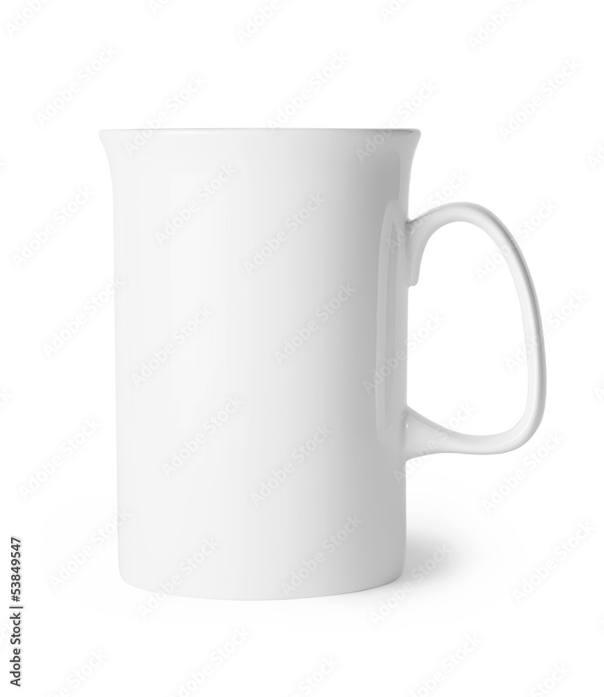 White ceramic mug