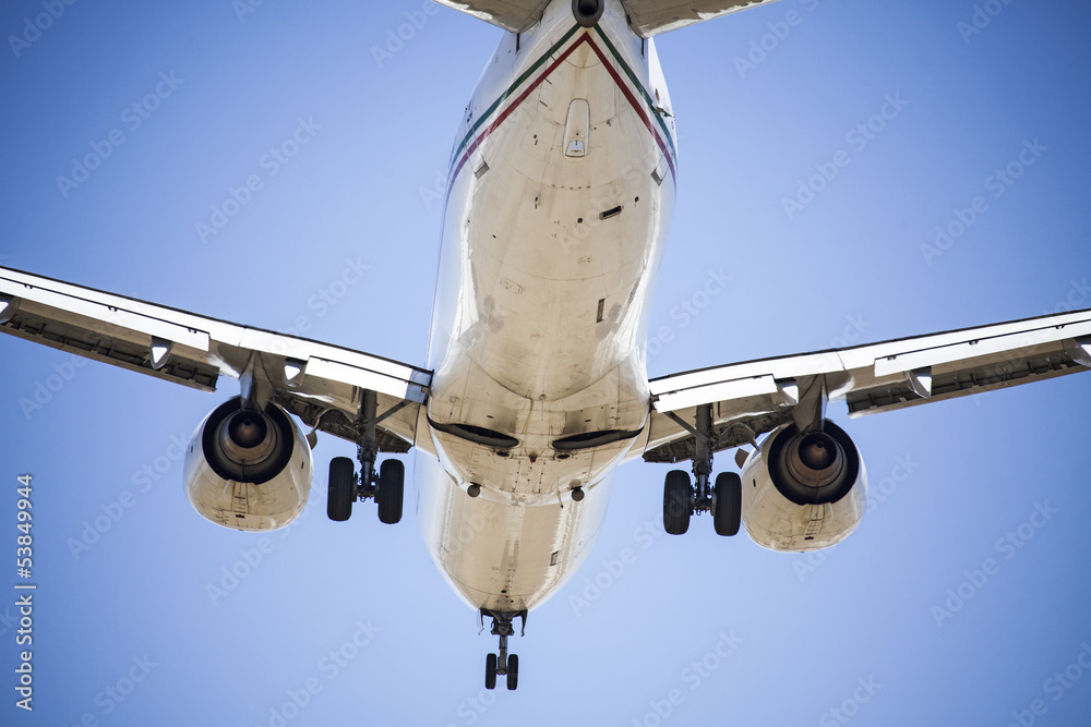 Airplane in the sky Airplane in the sky
