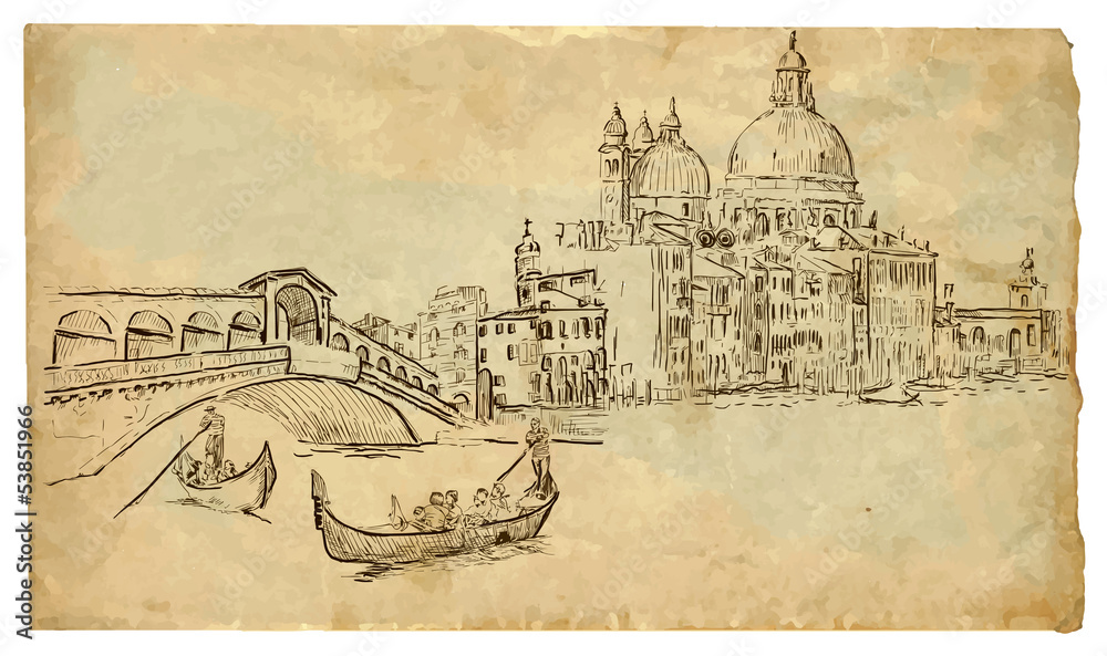 Fototapeta premium The scene of Italian culture: Venice