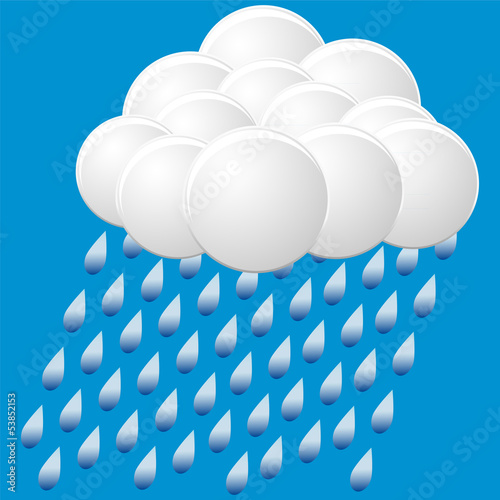 icon rain. vector