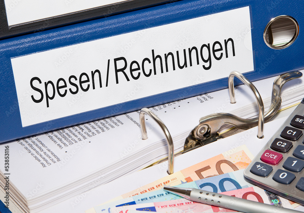 Spesen und Rechnungen StockFoto Adobe Stock