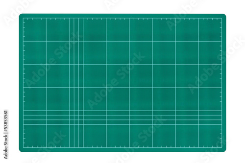 Cutting mat isolated on white background