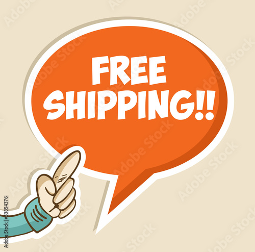 Free shipping bubble
