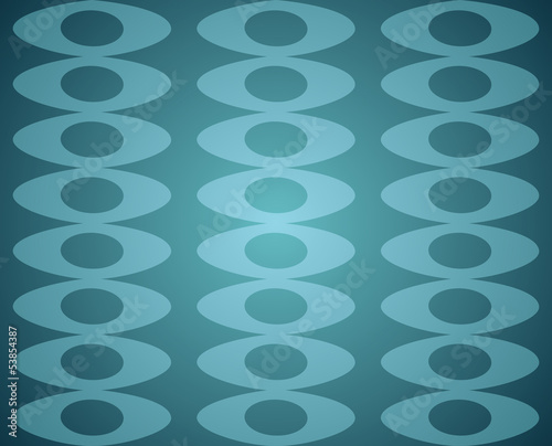 Blue Retro Seamless pattern background