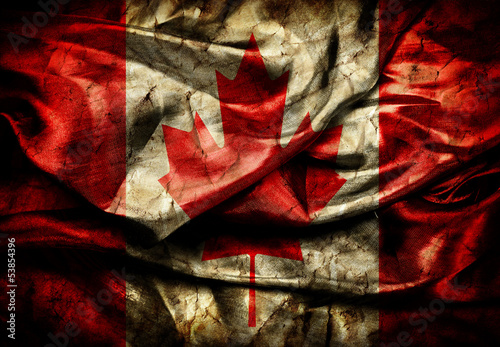 Schilderij op canvas Canada flag