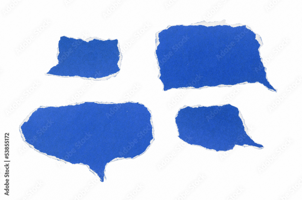 speech bubbles ripped paper speech bubbles ripped paper