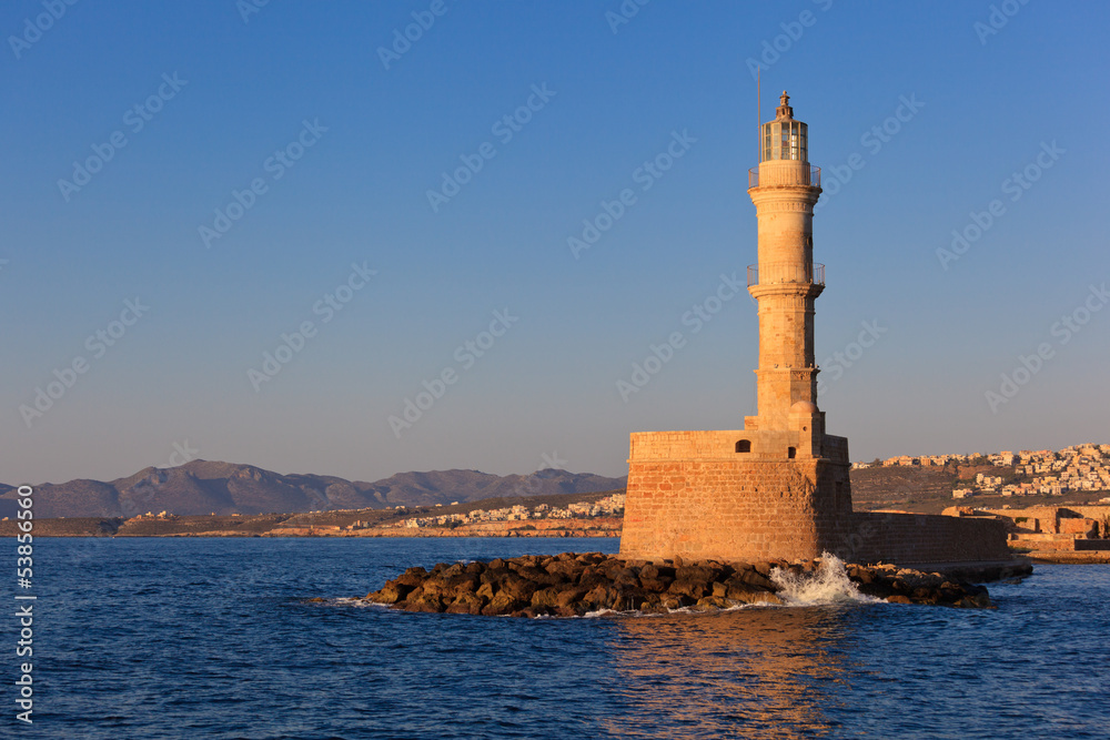 Lighthouse at Chania, Crete