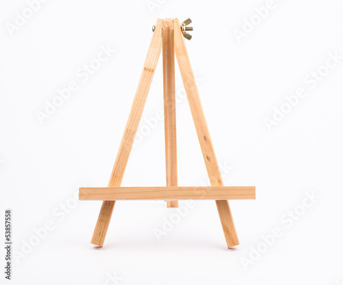 Easel isolated on a white backgrounds