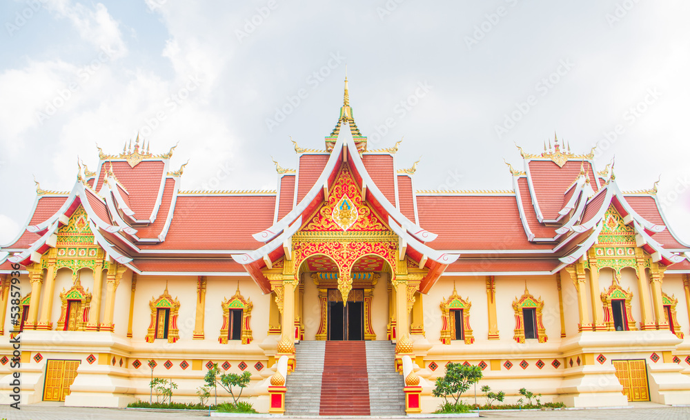 Buddist temple building Buddist temple building