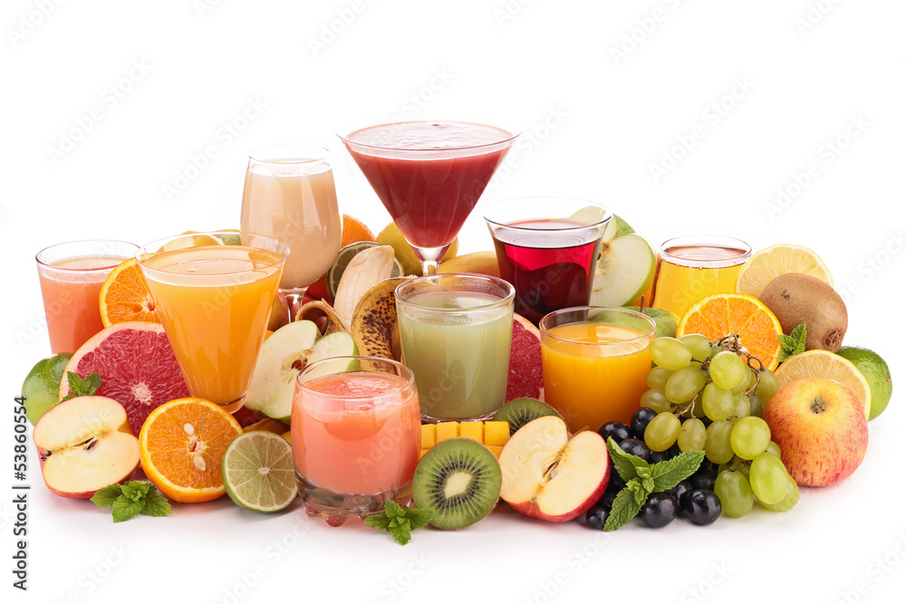 fruit juice isolated on white fruit juice isolated on white