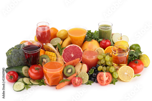 Fototapeta Naklejka Na Ścianę i Meble -  fruit and vegetable juice
