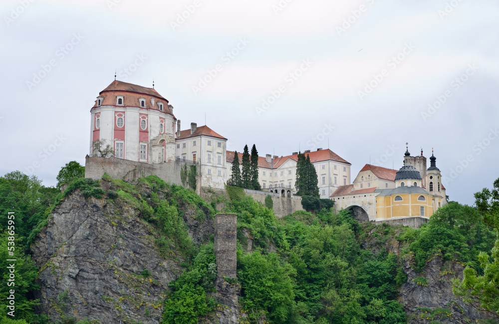 Baroque castle Vranov nad Dyji
