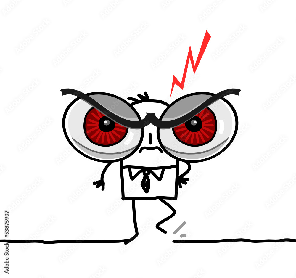 furious businessman