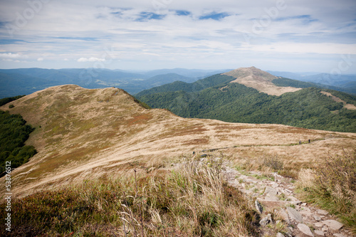 Fototapeta Naklejka Na Ścianę i Meble -  Bieszczady mountains in south east Poland