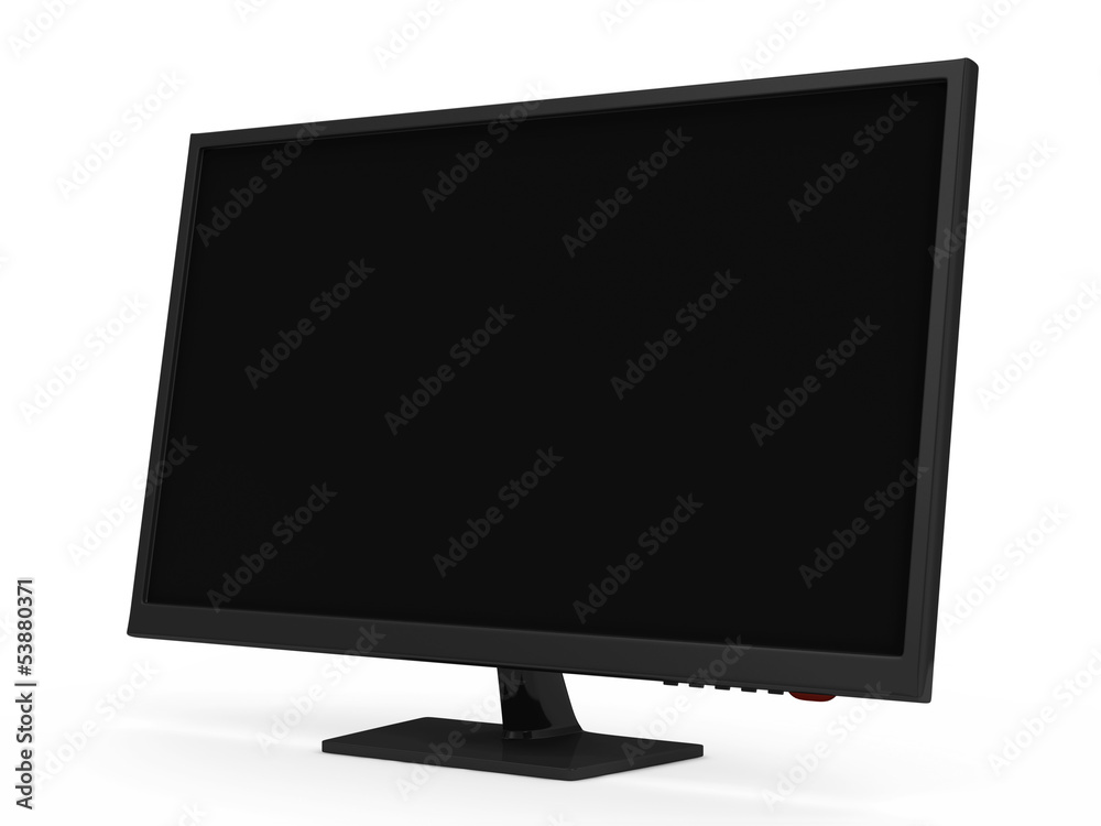 Modern Monitor isolated on white background Modern Monitor isolated on white background