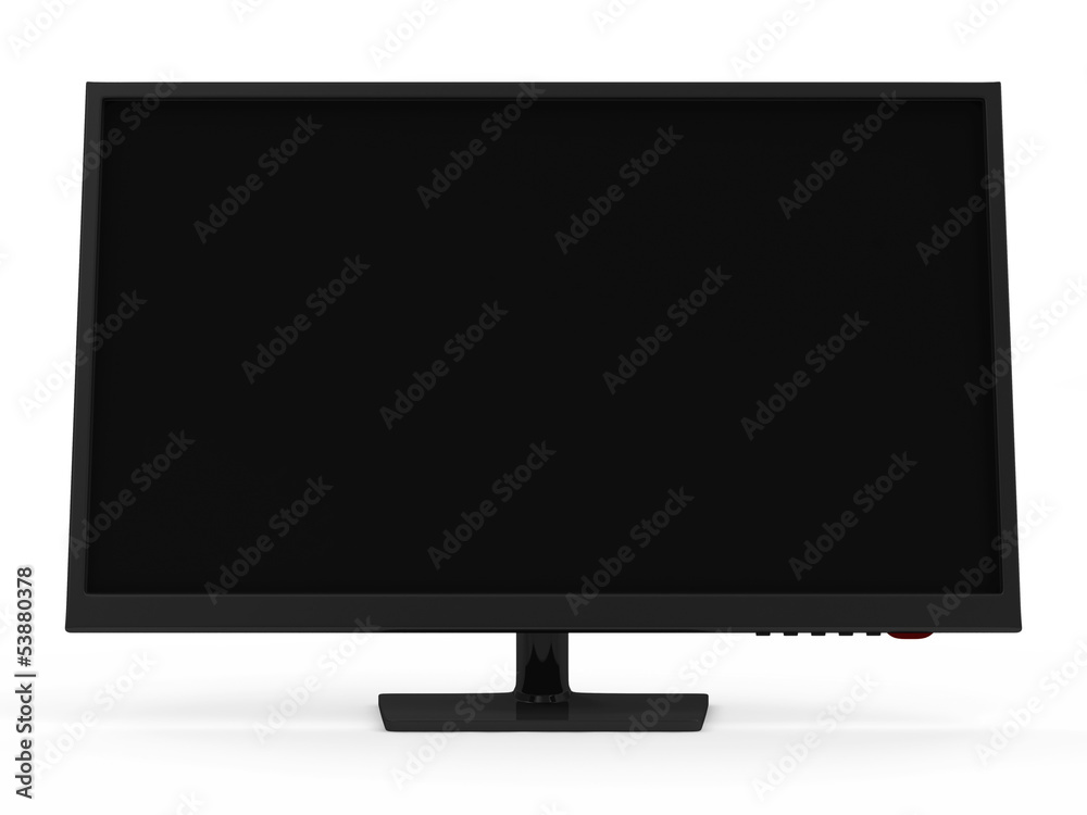 Modern Monitor isolated on white background Modern Monitor isolated on white background