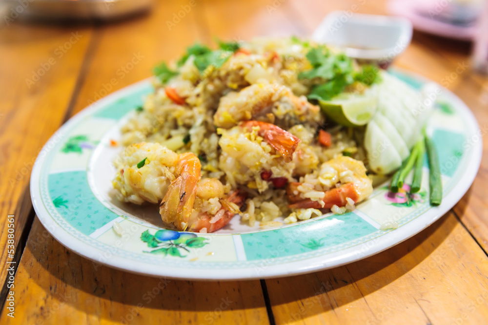 Fried rice with shrimp