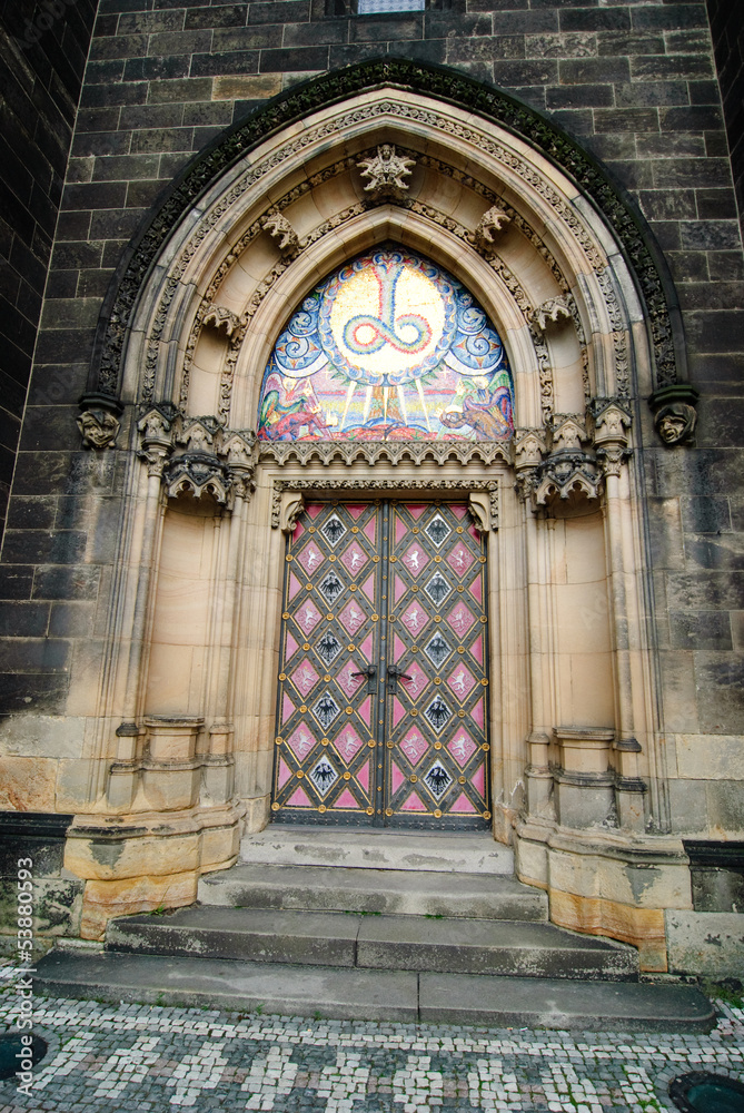 Fototapeta premium The Capitular Church of Saint Peter & Paul, Prague