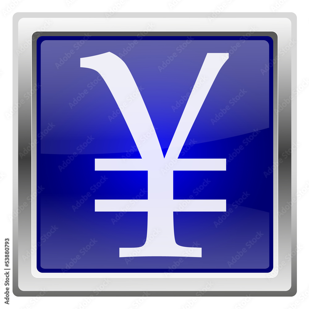 Obraz premium Blue shiny icon