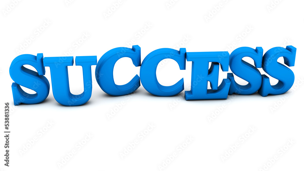 3d success illustration 3d success illustration