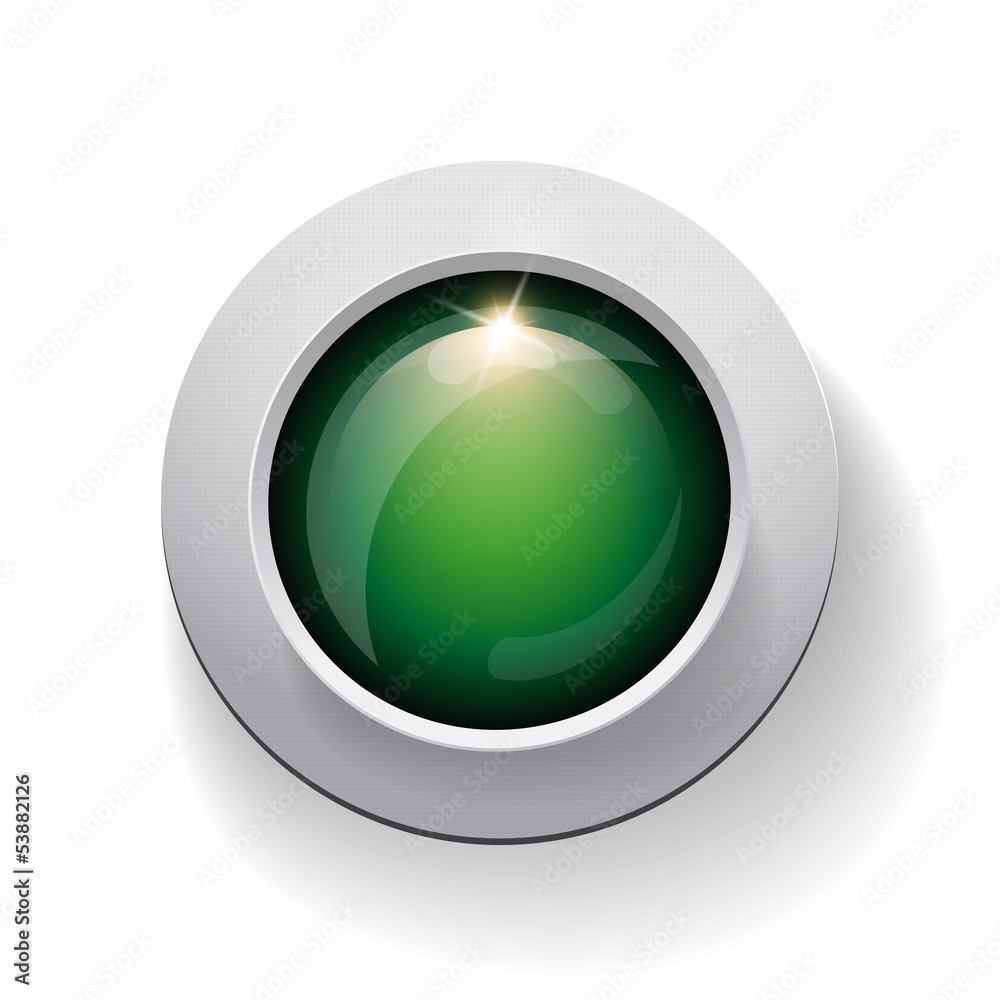 colorful circle button on white