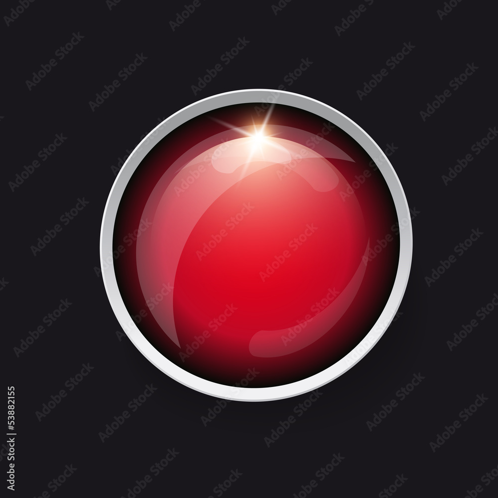 colorful circle button on white